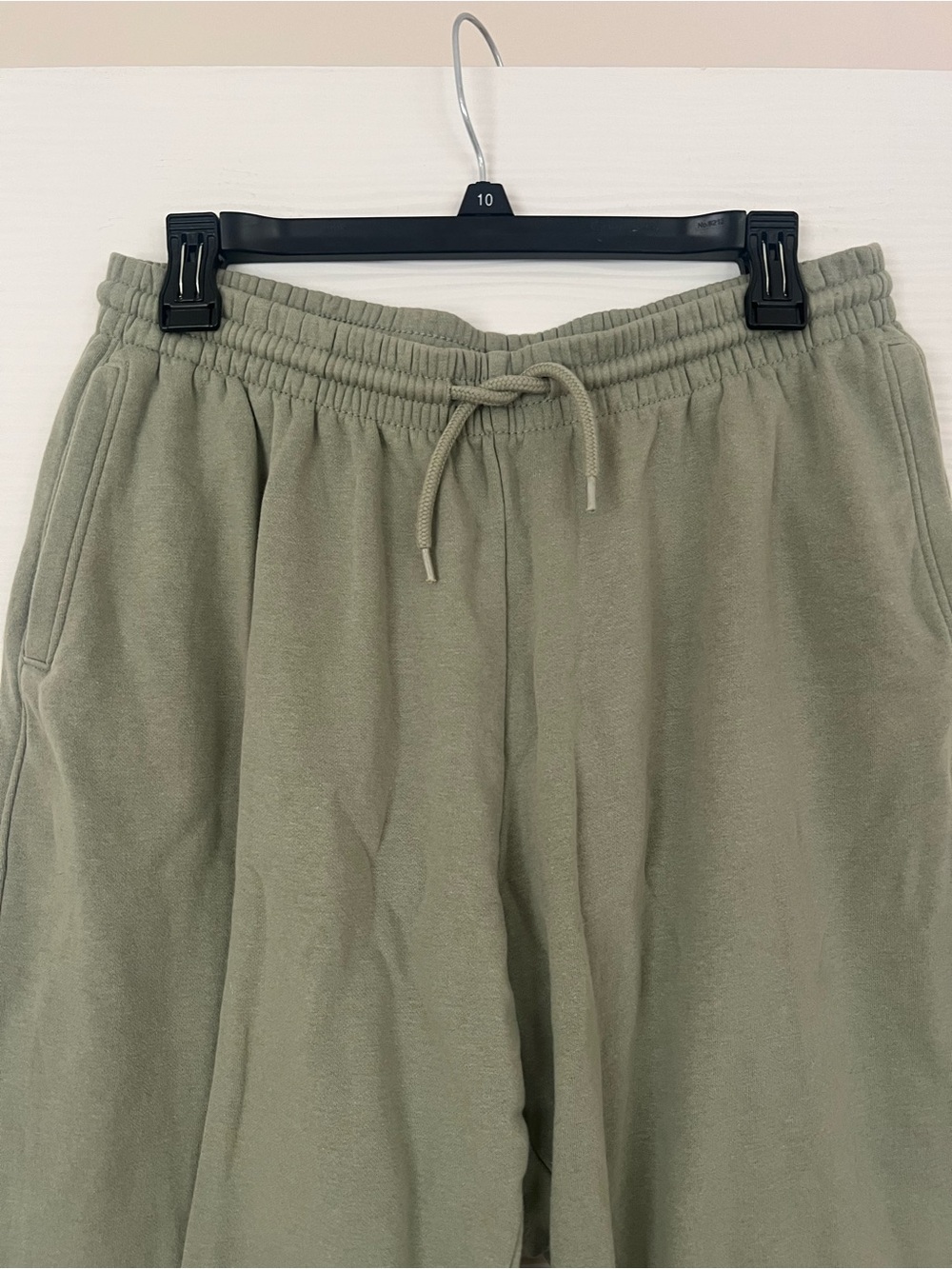 Divided Olive Drawstring Joggers - Picture 2 of 4
